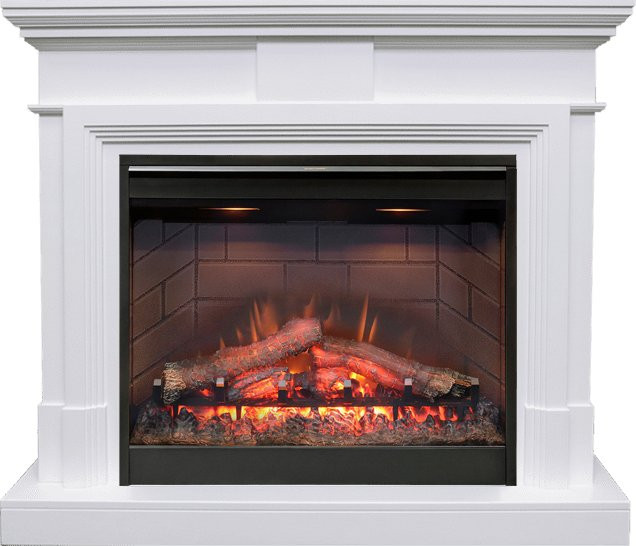 Каминокомплект Coventry - Белый с очагом Symphony 26'' DF2608-INT в Самаре