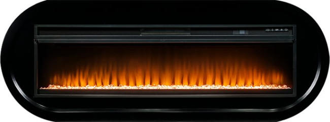 Каминокомплект Ellipse - Черный с очагом Vision 60 LED в Самаре