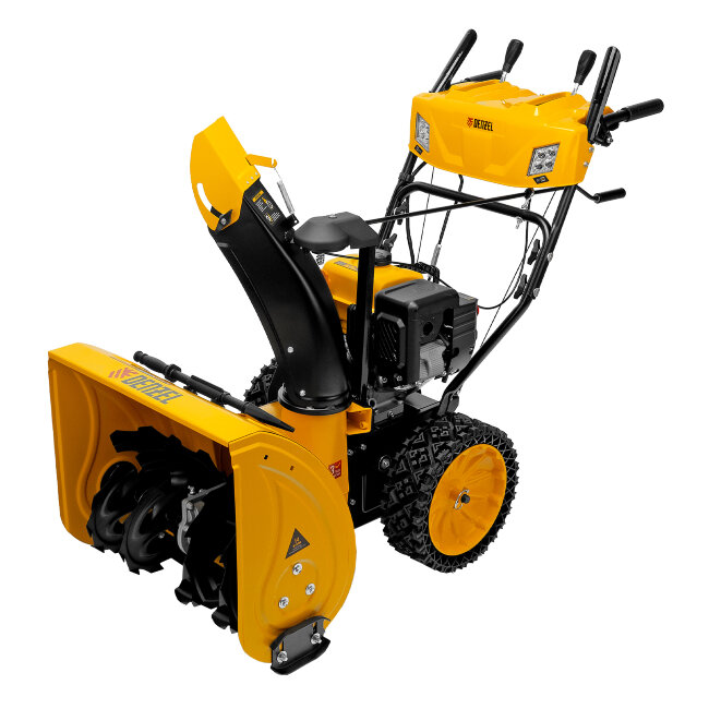 Бензиновая снегоуборочная машина SBM 610S PRO, 212 cc, электростартер, фара, обогрев Denzel в Самаре
