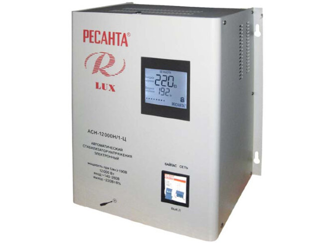 Стабилизатор напряжения серии LUX РЕСАНТА АСН-12000Н/1-Ц в Самаре