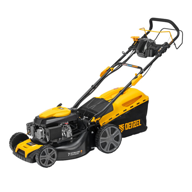 Газонокосилка бензиновая GLD-460SP-VE, 146 см3, шир. 46см, привод, вариатор, эл.старт, 60 л Denzel в Самаре