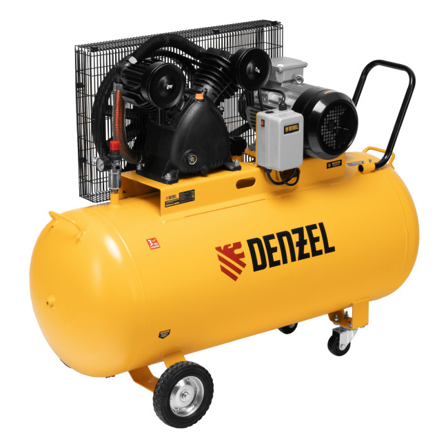 Компрессор воздушный рем. привод BCV 5500-T/270, 5,5 кВт, 270 литров, 850 л/мин Denzel в Самаре