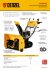 Бензиновая снегоуборочная машина SBM 610DT PRO, 212cc, гусеницы, эл.старт, блок. дифф. Denzel в Самаре