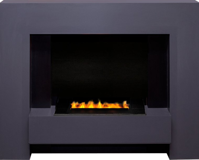 Каминокомплект Tokyo - Graphite Grey с очагом Cassette 400 LNH-INT PS (без дров) в Самаре