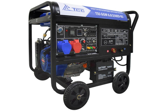 Инверторный бензиновый сварочный генератор TSS GGW 6.0/250ED-R3 в Самаре