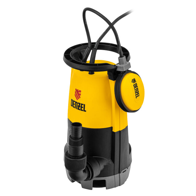 Дренажный насос для чистой и грязной воды DP450S, 450 Вт, напор 6 м, 12000 л/ч Denzel в Самаре