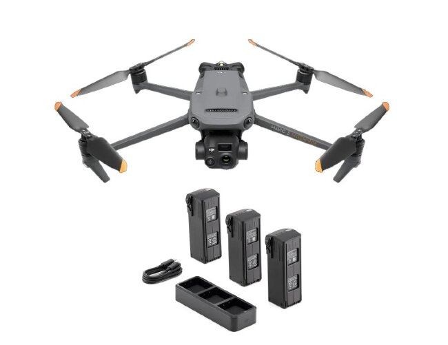 Квадрокоптер DJI Mavic 3 Thermal (Universal Edition) + Комплект аккумуляторов DJI Mavic 3 Enterprise Series Battery Kit в Самаре