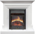 Каминокомплект Bradford - Белый с очагом Majestic FX Black в Самаре