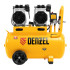 Компрессор безмасляный, малошумный DLS 2200/50, 2200 Вт, 2x1100, 50 л, 380 л/мин Denzel в Самаре