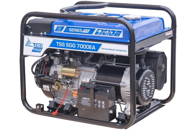 Бензогенератор 7 кВт с АВР TSS SGG 7000EA в Самаре