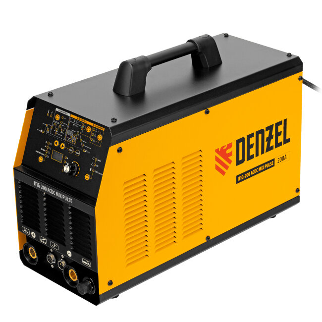 Аппарат инвертор. аргонодуговой сварки ITIG-200 ACDC Mix Pulse, 200 А, ПВ 60% Denzel в Самаре