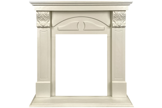 Портал Royal Flame Dublin (деревянный) RUSTIC (Разборный) - Слоновая кость в Самаре