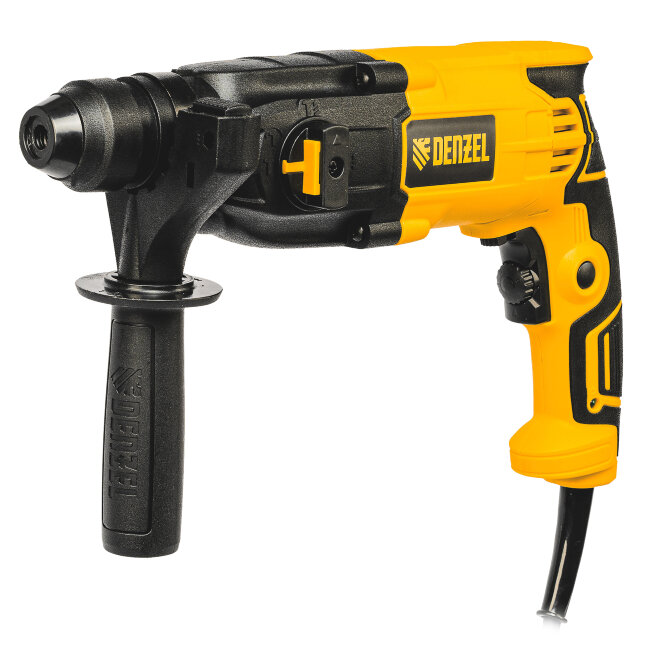 Перфоратор электрический RH-650-18, SDS-plus, 650 Вт, 2.0 Дж, 3 плюс 1 режим Denzel в Самаре