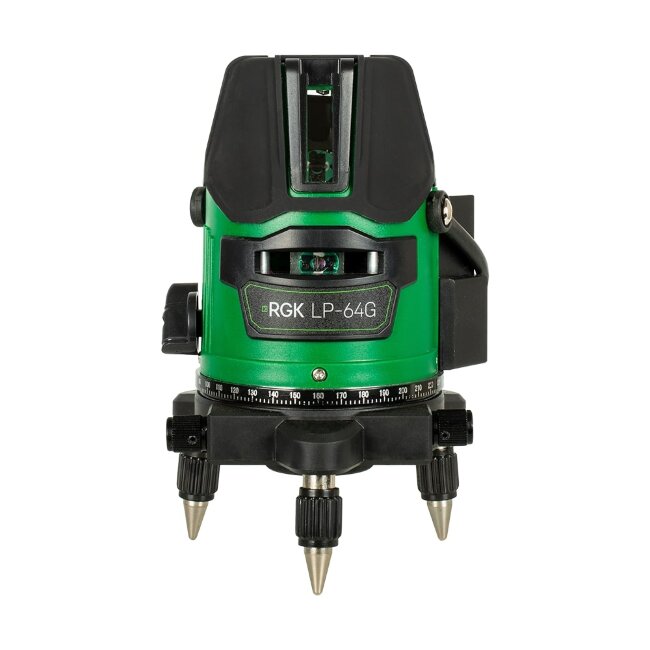 Комплект: лазерный уровень RGK LP-64G + штатив RGK LET-170 в Самаре