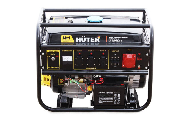 Портативный бензогенератор HUTER DY8000LX-3 в Самаре