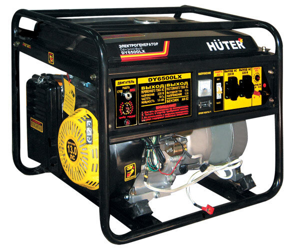 Портативный бензогенератор HUTER DY6500LX в Самаре