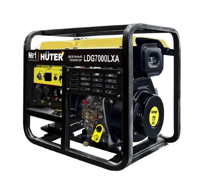 Электрогенератор дизельный LDG 7000LXА Huter в Самаре
