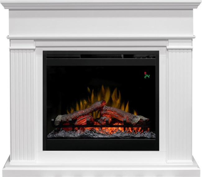 Каминокомплект Adagio - Белый с очагом Symphony 26'' DF2624L-INT в Самаре