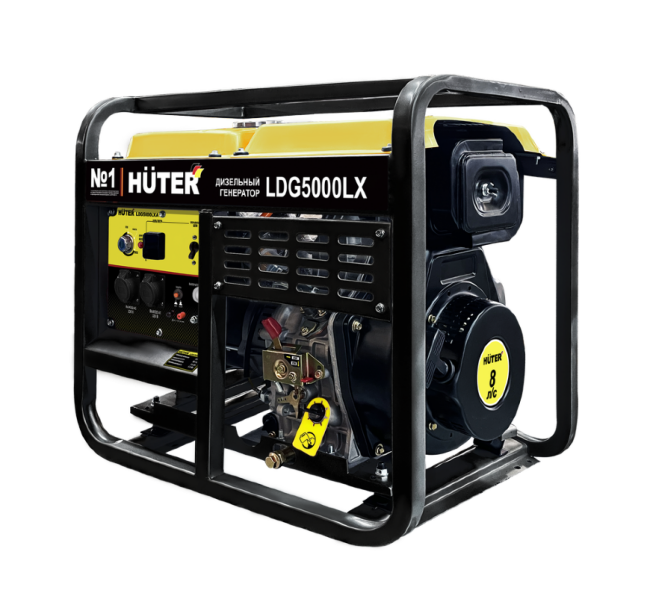 Электрогенератор дизельный LDG 5000LX Huter в Самаре