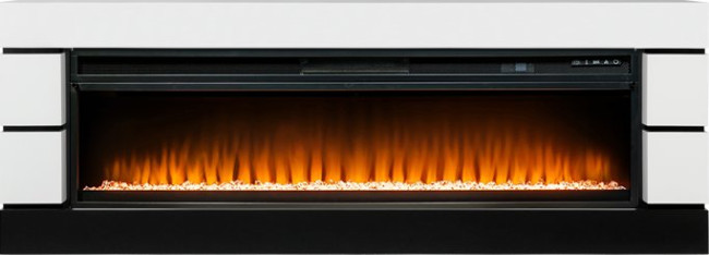 Каминокомплект Modern 60 SFT (Разборный) - Белый с черным с очагом Vision 60 LED в Самаре