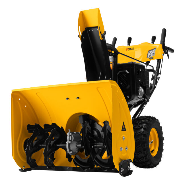 Бензиновая снегоуборочная машина SBL 711D PRO, 302cc, эл.старт, фара, обогрев, блок. дифф. Denzel в Самаре