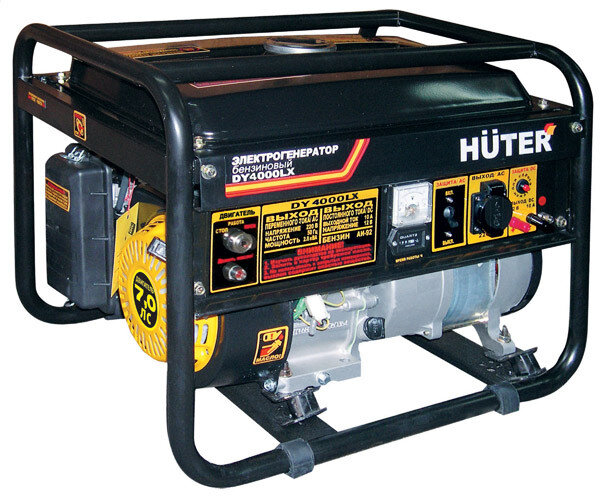 Портативный бензогенератор HUTER DY4000LX в Самаре