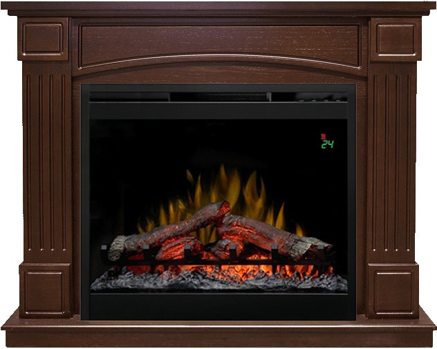 Каминокомплект Boston - Темный дуб с очагом Symphony 26'' DF2624L-INT в Самаре