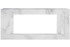 Каминокомплект Line 42 SFT White Marble (Разборный) - Белый мрамор с очагом Vision 42 LOG LED в Самаре