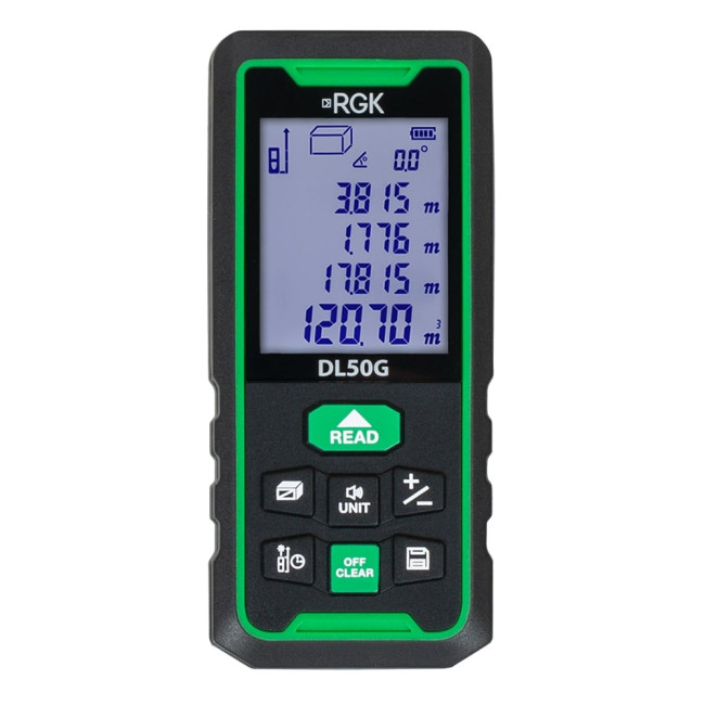 Лазерный дальномер RGK DL50G - зеленый луч в Самаре