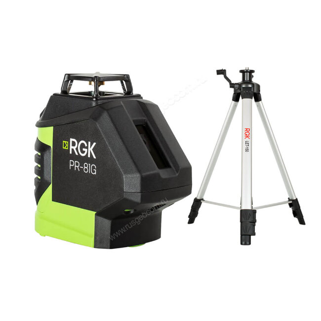 Комплект: лазерный уровень RGK PR-81G + штатив RGK LET-150 в Самаре