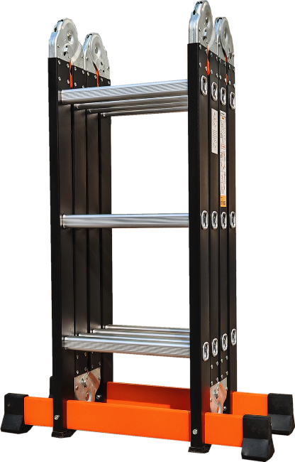Лестница трансформер стальная, алюминиевые ступени 4x5 ТАЛМЕТ/TALMET TM-505С в Самаре
