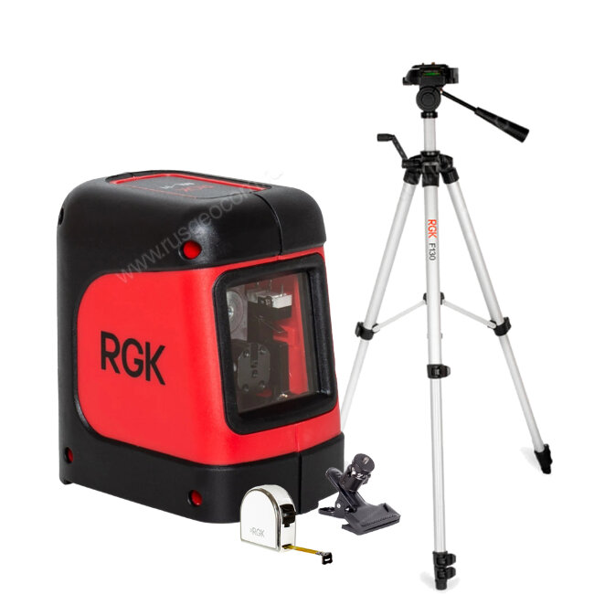 Комплект: лазерный уровень RGK ML-11 + штатив RGK F130 рулетка RGK RM3 в Самаре