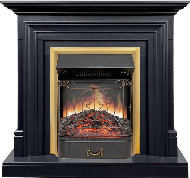 Каминокомплект Bradford - Серый графит с очагом Majestic FX Brass в Самаре