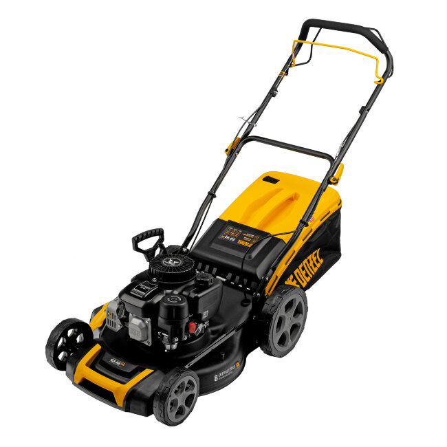Газонокосилка бензиновая GLR-460SP-ZS, 149 см3, ширина 46 см, привод, травосборник 65 л Denzel в Самаре