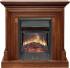 Каминокомплект Bradford - Орех с очагом Majestic FX Black в Самаре