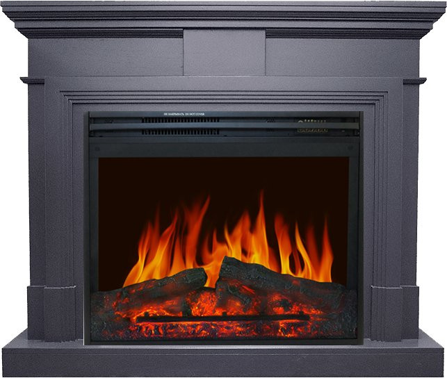 Каминокомплект Coventry Graphite Grey - Серый графит с очагом Jupiter FX New в Самаре