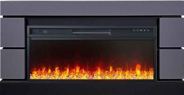 Каминокомплект Modern 42 SFT (Разборный) - Серый графит с очагом Vision 42 LED в Самаре