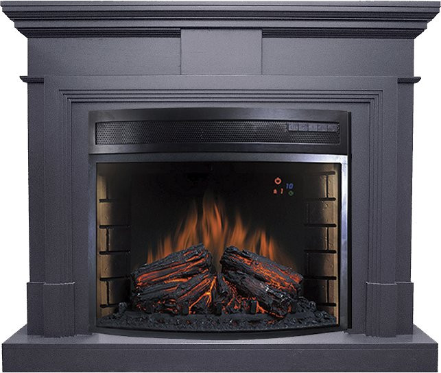 Каминокомплект Coventry Graphite Grey - Серый графит с очагом Dioramic 28 LED FX в Самаре
