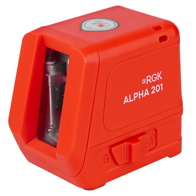 Лазерный уровень RGK ALPHA 201 с калибровкой с красным лучом в Самаре